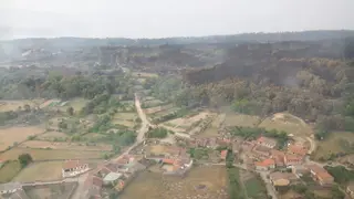 Villardeciervos tras el incendio