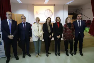 JL Leal / ICAL. La consejera de Educación, Rocío Lucas, inaugura la I Jornada sobre la FP en Sanabria, La Carballeda y Trás-os-Montes.
