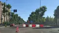Imagen de archivo de obras en la avenida de Requejo