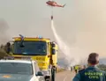 Medios en el incendio de Fermoselle