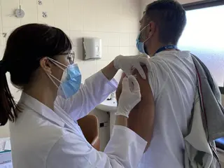 Vacunación frente a la gripe.Archivo