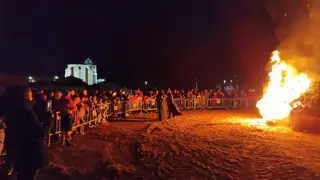 Hogueras de San Juan en Villaralbo el pasado 2022