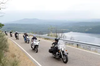 Concentración de motos del Lago de Sanabria. Archivo | ICAL