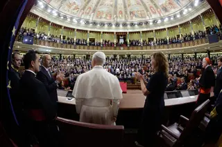 El Papa, Ovacionado En El Hemiciclo Del Congreso EUROPA PRESS