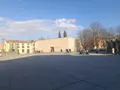 Sol y nubes en Zamora. Plaza de la Catedral.
