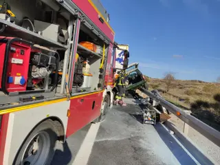Bomberos de Toro actúan en un accidente