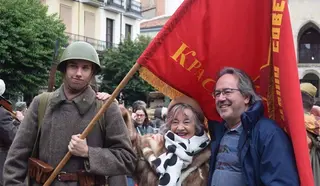 Guarido en una de las recreaciones históricas celebradas en Zamora