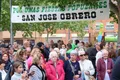 Instante del pregón de las fiestas de San José Obrero el pasado jueves
