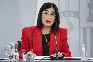La ministra de Sanidad, Carolina Darias
