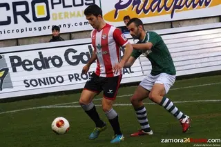 Jacobo Trigo en un partido con el Zamora CF