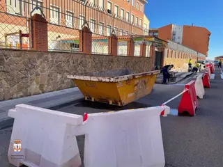Imagen de las obras. Ayuntamiento de Benavente