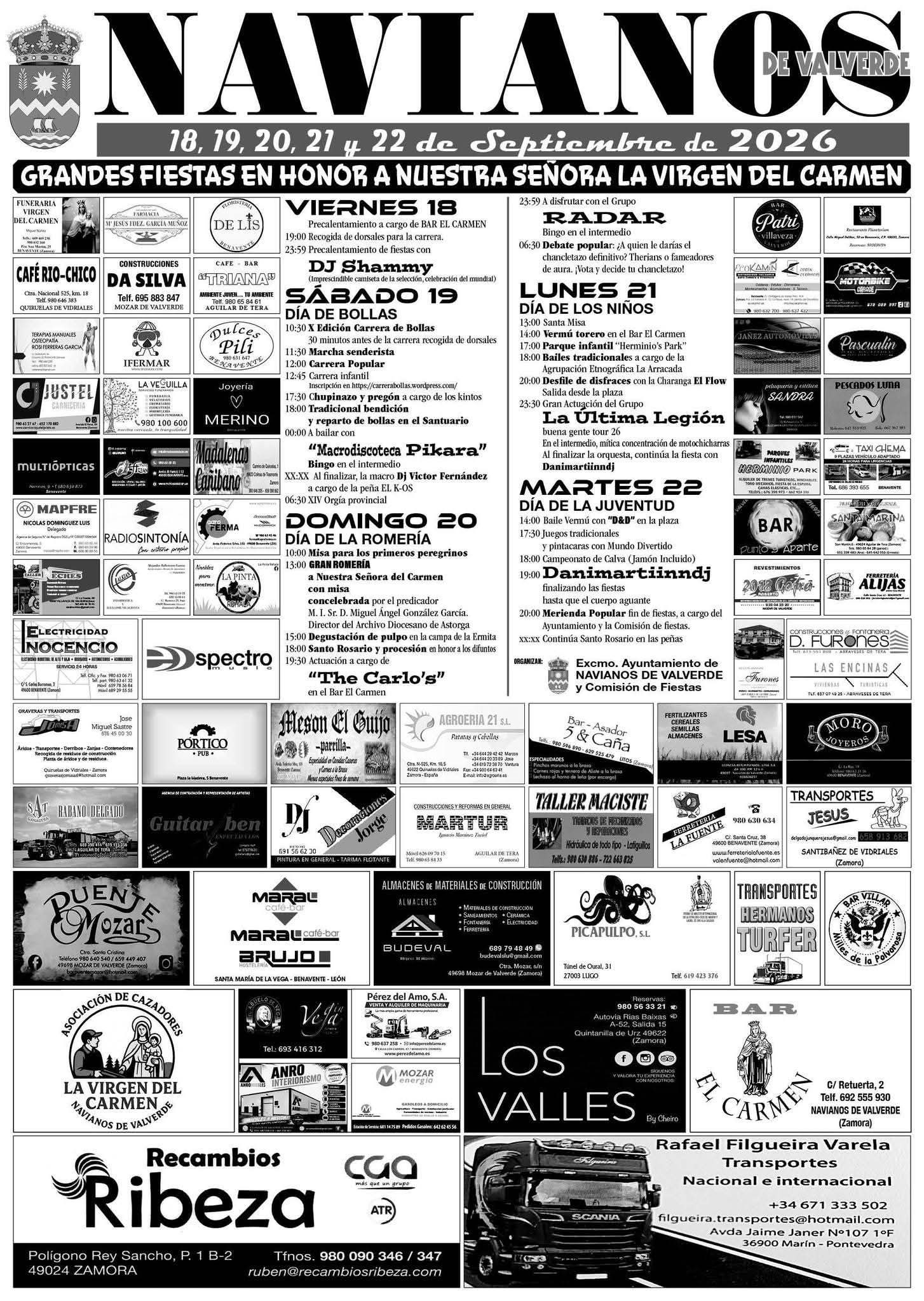 Cartel De Fiestas De Navianos De Valverde