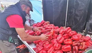 Una foto de archivo de la Feria del pimiento BENAVENTE DIGITAL.
