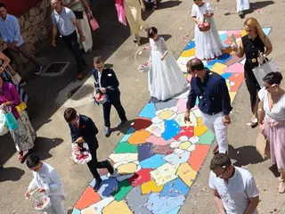 Alfombra de sal Corpus Christi Manganeses de la Polvorosa | S.R.