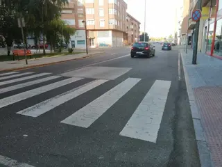 Paso de peatones de La Candelaria. UPL