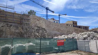 Rehabilitación en la Muralla en la Avenida de la Feria