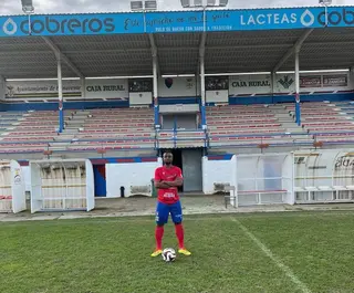 Akpa Hamed William Orega en el CD Benavente