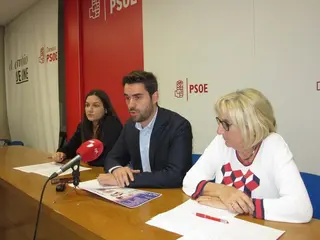 PSOE Zamora. Inmaculada García Rioja, Antidio Fagúndez y Ana García (Copy)