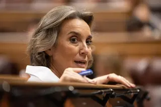 La secretaria general del PP, Cuca Gamarra, durante una sesión plenaria extraordinaria, en el Congreso de los Diputados, a 23 de julio de 2024, en Madrid (España). Eduardo Parra Europa Press Archivo