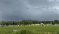 Un instante del duelo entre el CD Santa Croya y la UD Bovedana