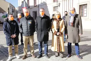 Verónica Casado durante su visita a Zamora. ICAL
