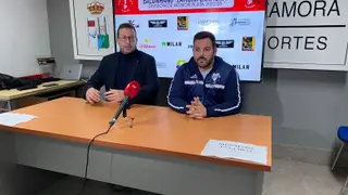 Un instante de la rueda de prensa