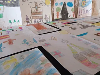 Exposición del Concurso de Dibujo Infantil de Luz Penitente. Archivo