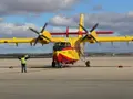 Imagen de un avión anfibio del Miteco