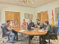 Un instante de la reunión