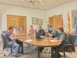 Un instante de la reunión