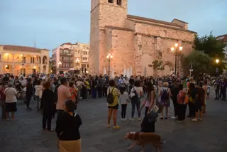 Concentración en la Plaza Mayor