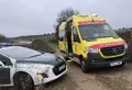 Guardia Civil y ambulancia. Archivo