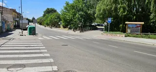 Imagen del paso de cebra junto a Valorio 
