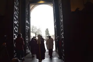 El obispo de Zamora, Fernando Valera, preside la eucaristía del Miércoles de Ceniza en la Catedral
