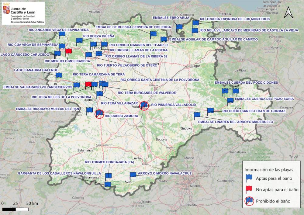 Mapa De Aptitud Del Agua Del 10 Al 17 De Julio