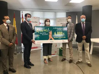 Quiñones cruz roja donacion ecovidrio