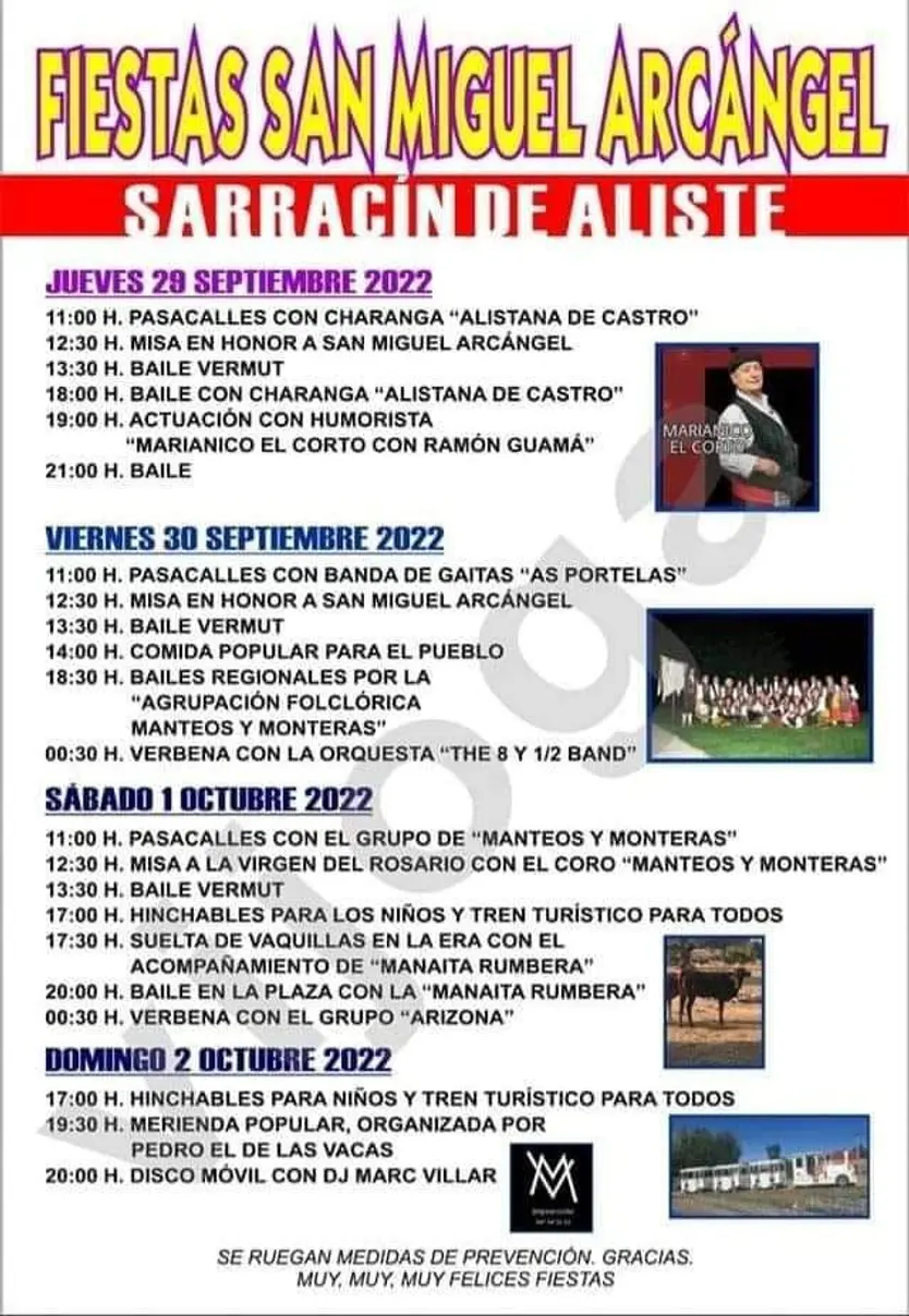 Cartel de las fiestas