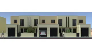 Un proyecto  de construcción de viviendas por la Junta en un municipio de Zamora. Archivo