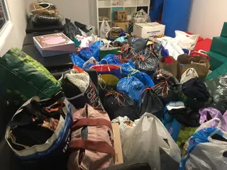 Aspecto que presenta el almacén de la empresa con la ayuda