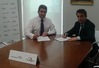 Caja España - Duero firma un convenio para financiar Leche Gaza, referente del sector en Zamora