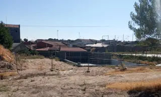 Obras de la pisicina de Almeida de Sayago. UPL