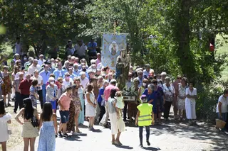Lubián vuelve a disfrutar de su tradicional romería. Archivo