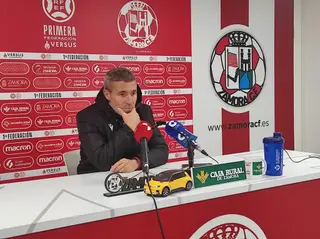 Óscar Cano , última rueda de prensa 2025 previa CD Guadalajara