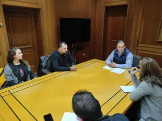 Un instante de la reunión mantenida en la Diputación Provincial de Zamora