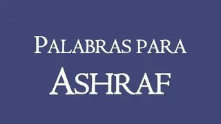 La Biblioteca acoge este viernes la presentación de 'Palabras para Ashraf'