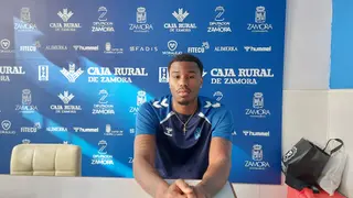 Kenan Blackshear, en rueda de prensa