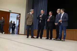 Un instante de la visita | María Lorenzo