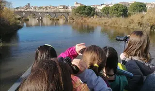 Alumnos del CC Santísima Trinidad en una actividad