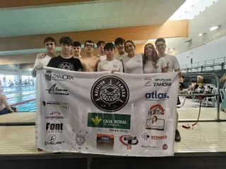 Los nadadores del CD Natación Zamora en la Copa de Castilla y León