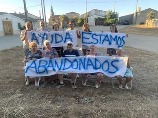 Vecinos afectados en Viñuela de Sayago